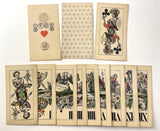 c.1885 Hungarian Tarock Tarot Reszveny-Tarsulat 42/42 Budapest