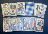 19th Century Italian Tarot Cards c.1880 Vallo Italy 78/78