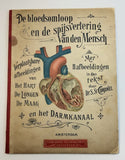 c.1900 Dutch Anatomy Book with Moveable Models, The Circulatory and Digestive System of Man