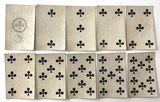 c.1850 Parisian Playing Cards  52/52 Standing Courts