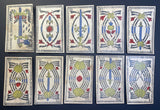 19th Century Italian Tarot Cards c.1880 Vallo Italy 78/78