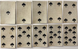 c.1850 Parisian Playing Cards  52/52 Standing Courts