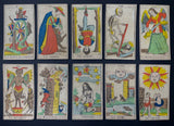 c.1860 Épinal Tarot, Pellerin & Cie. 78/78