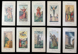 c.1890 Tarot Grand Etteilla B. P. Grimaud