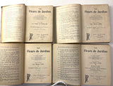 1929-36 Les Fleurs de Jardins, A. Guillaumin, Four Volumes