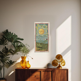 Les Plantes (The Moon/The Plants), Etteilla III, Canvas Print