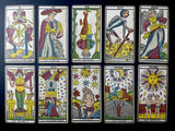 c.1885-90 Lequart Tarot de Besançon 77/78 cards