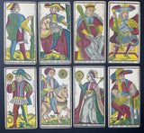 c.1885-90 Lequart Tarot de Besançon 77/78 cards