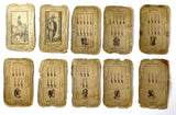 c.1890 Grand Etteilla Tarot Type II Cards, published by Z. Lismon, Paris