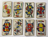 c.1904 Guglielmo Murari Tarot Piemontese 72/78 Cards Partial