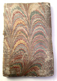 c.1741 Prophéties Thomas-Joseph Moult Nostradamus Marbled Boards