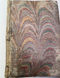 c.1741 Prophéties Thomas-Joseph Moult Nostradamus Marbled Boards