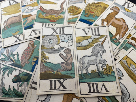 c.1780 Belgian Animal Tarot Pharasyn