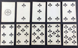c1820-30 French Playing Cards Paris Pattern Gatteaux 52/52 Old Rare Standing Courts