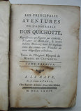 Don Quichotte (1774), by Miguel Cervantes, Published chez Bleuet 2 Volumes, 1st edition