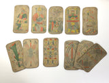 c.1839 Tarot Marseille Suzanne Bernardin/Bernardin Suzanne 12 cards