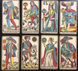 c.1900 Tarot Besançon B.P. Grimaud 77/78 Cards + 1 optional replacement card
