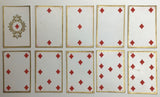 c.1870 DaveLuy Playing Cards, 52/52 Cards Standing Courts