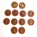 c.1900 "Moghul Ganjifa", 90/96 cards