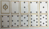 c.1870 DaveLuy Playing Cards, 52/52 Cards Standing Courts