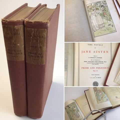 1906 Pride and Prejudice, Jane Austen, 2 vols.