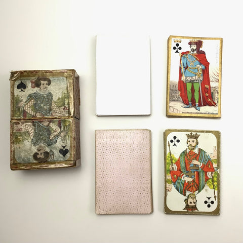 c.1870 DaveLuy Playing Cards, 52/52 Cards Standing Courts