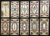 c.1900 Tarot Besançon B.P. Grimaud 77/78 Cards + 1 optional replacement card