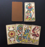 c.1900 Tarot Besançon B.P. Grimaud 77/78 Cards + 1 optional replacement card