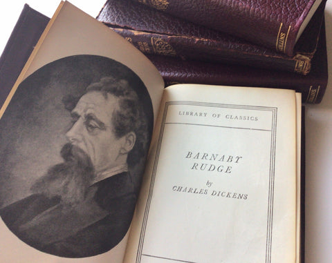 c.1930s 4-vol Dickens Clear-Type Press