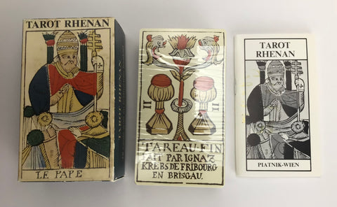 1983-4 Reproduction Tarot Rhenan Piatnik-Wien