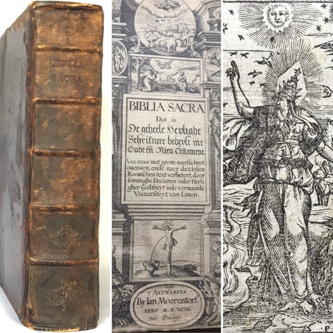 1599 Biblia Sacra Moerntorf Bible, Plantin Press