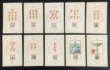 c.1875 Lismon Etteilla Tarot Type II Cards