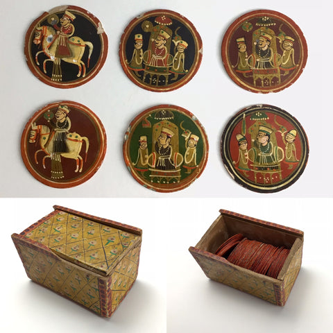 c.1900 "Moghul Ganjifa", 90/96 cards