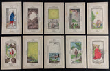c.1875 Lismon Etteilla Tarot Type II Cards