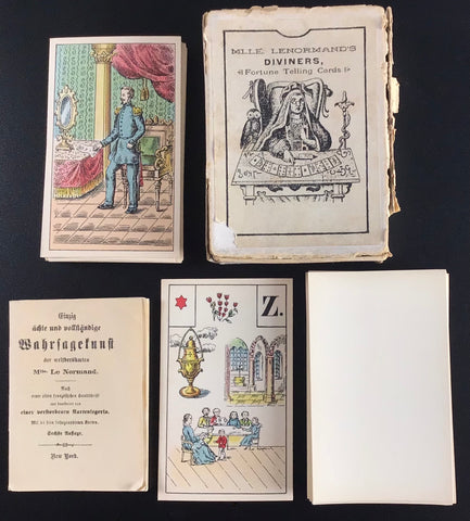 c.1900 Mlle. Lenormand's Diviners, Fortune Telling Cards