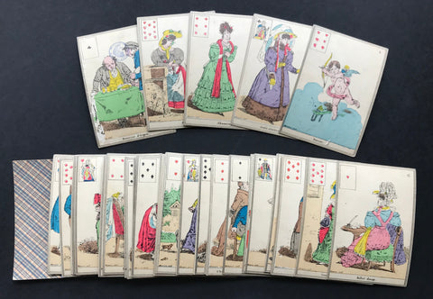 19th Century Sibylle des Salons Cards H. Pussey c.1885 Paris 52/52 Box & Booklet