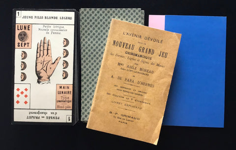 c.1930 Nouveau Jeu De La Main Antique Palmistry Cards