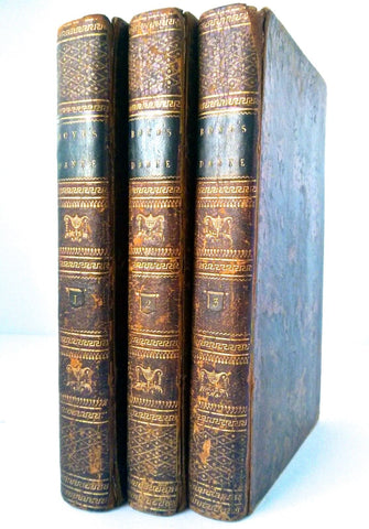 1802 The Divina Commedia of Dante Alighieri, Boyd tr., 1st Ed.