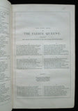 1839 The Fairie Queene EDMUND SPENSER Epic Elizabethan Poem 1/2 Marbled Leather